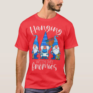 Mit meinen Gnomen Hanukkah jüdische Gnome Cha T-Shirt