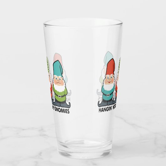 Mit meinen Gnomen-Heimen Glas (Rechts)