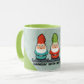 Mit meinen Gnomen-Heimen Tasse (Vorderseite Links)