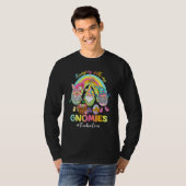 Mit meinen Gnomen Lehrer Crew Ostereier Hu T-Shirt (Vorne ganz)