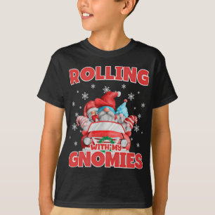 Mit meinen Gnomen lustige Gnome in Autoremisten ro T-Shirt
