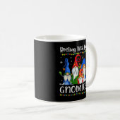 Mit meinen Gnomen lustige Gnome Xmas Lichter Bo Kaffeetasse (VorderseiteRechts)