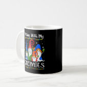 Mit meinen Gnomen lustige Gnome Xmas Lichter Bo Kaffeetasse (Vorderseite Links)
