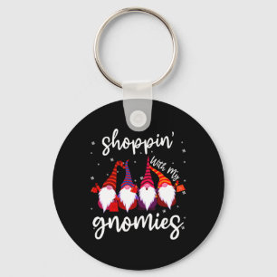 Mit meinen Gnomen Niedlichen Xmas Gnomes Lover h Schlüsselanhänger