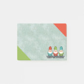 Mit meinen Gnomen Post-it Klebezettel (Vorderseite)