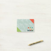 Mit meinen Gnomen Post-it Klebezettel (Auf Schreibtisch)