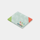 Mit meinen Gnomen Post-it Klebezettel (angewinkelt)