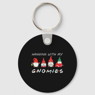 Mit meinen Gnomen Spaß machen Freund Weihnachten Schlüsselanhänger