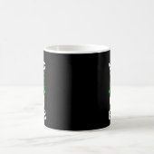 Mit meinen Gnomen St Patricks Day Green Gnom Kaffeetasse (Mittel)
