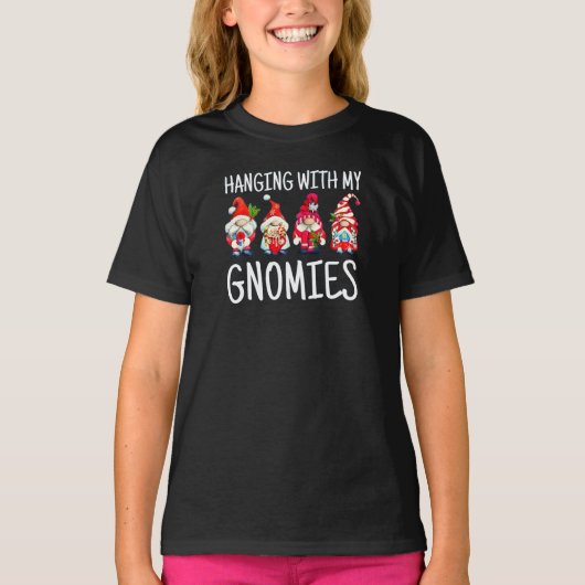 Mit meinen Gnomen umgehen | Christmas Gnome T-Shir T-Shirt (Vorderseite)