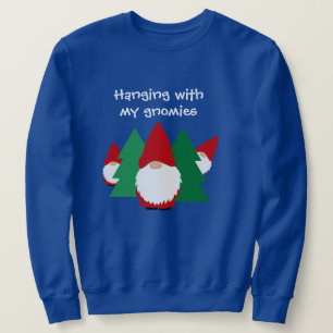 Mit meinen Gnomen vergnügen hässlichen Weihnachtsp Sweatshirt