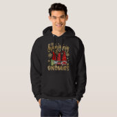 Mit meinen Gnomen Weihnachten Niedlichen Geburtsta Hoodie (Vorne ganz)