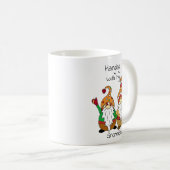 Mit meinen Gnomen witzige Herbstgnomen Kaffeetasse (VorderseiteRechts)
