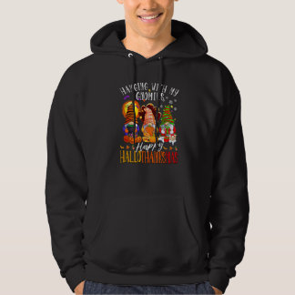 Mit meinen Gnomies abhängen Frohes Hallothanksmas  Hoodie