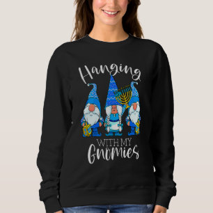 Mit meinen Gnomies feiern - Hanukkah jüdische Gnom Sweatshirt