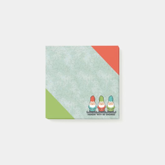 Mit meinen Gnomies Niedliche Post-it-Notizen Post-it Klebezettel (Vorderseite)