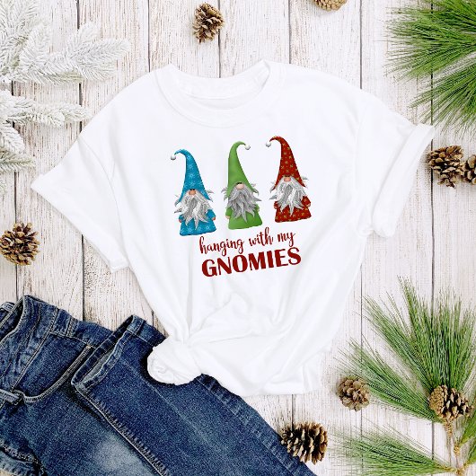 Mit meinen Gnomies verändern Weihnachtsfrauen T-Shirt