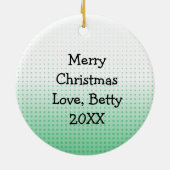 Mit meinen Gnomies-Weihnachten umgehen Keramik Ornament (Hinten)