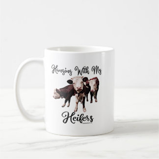 Mit meinen Heifers umgehen. Kuh. Bull Cowpens SC M Kaffeetasse
