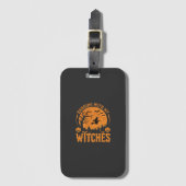 Mit meinen Hexen Halloween-Design (3) Gepäckanhänger (Vorderseite Vertikal)