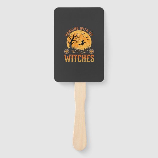 Mit meinen Hexen Halloween Fächer (Vorderseite)
