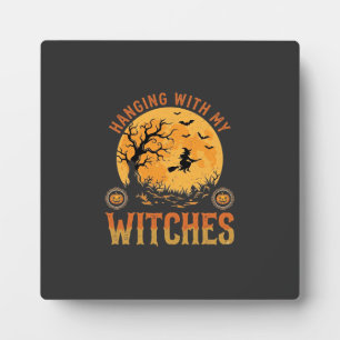 Mit meinen Hexen Halloween Fotoplatte