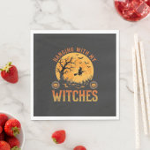 Mit meinen Hexen Halloween Serviette (Beispiel)