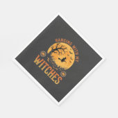 Mit meinen Hexen Halloween Serviette (Ecke)