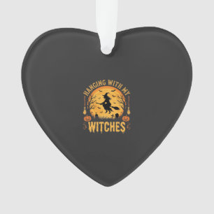 Mit meinen Hexen hängend Halloween-Design (2) Ornament