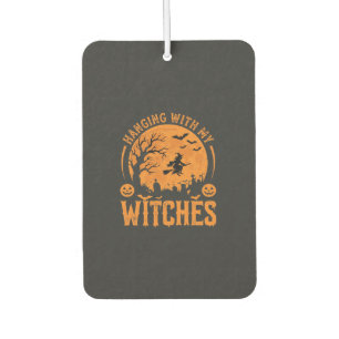 Mit meinen Hexen hängend Halloween-Design (3) Autolufterfrischer