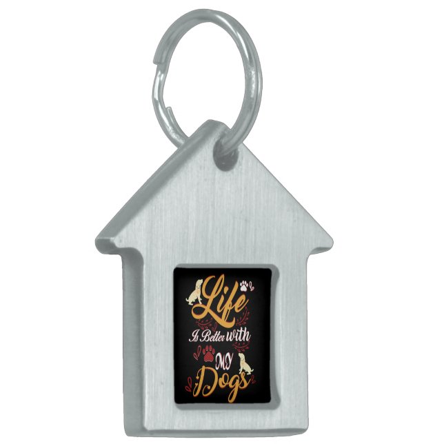 Mit meinen Hunden ist das Leben besser Tiermarke (Vorderseite links)