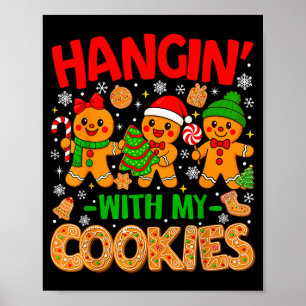 Mit meinen Keksen hängen Gingerbread Weihnachten M Poster