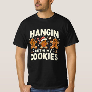 Mit meinen Keksen witzige Weihnachten vermischen T-Shirt
