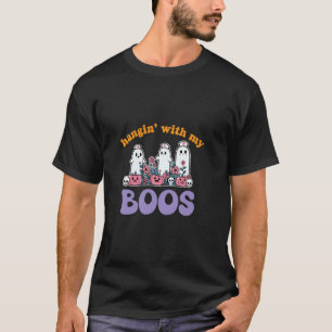Mit meinen Kumpels Halloween-Geist Krankenschweste T-Shirt