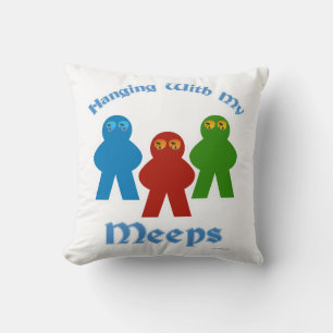Mit meinen Meeps Cheeky Boardgame Mover Kissen