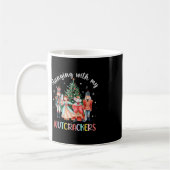 Mit meinen Nutcrackers Squad Weihnachtsballett Kaffeetasse (Links)