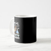 Mit meinen Nutcrackers Squad Weihnachtsballett Kaffeetasse (Vorderseite Links)