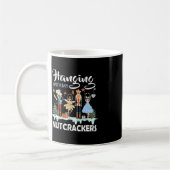 Mit meinen Nutcrackers Squad Weihnachtsballett Kaffeetasse (Links)