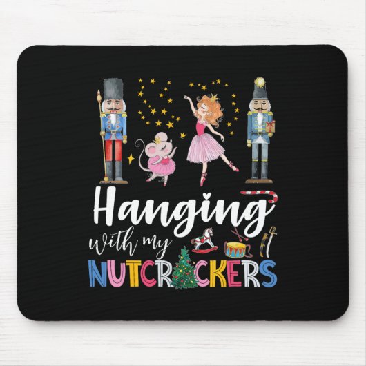 Mit meinen Nutcrackers Squad Weihnachtsballett Mousepad (Vorne)
