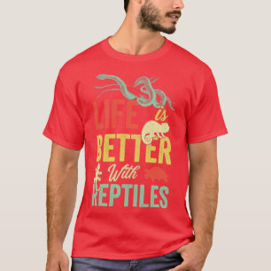 Mit meinen Reptilien ist das Leben besser T-Shirt