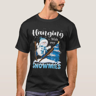 Mit meinen Schneemassen-Weihnachtsschneemann T-Shirt