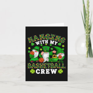 Mit meiner Basketball-Crew Drei Patrick's Da Karte