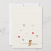 Mit meiner bester Freund-Einladung Einladung (Rückseite)