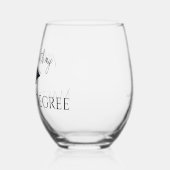 Mit meiner Degree Cap gut paaren Weinglas Ohne Stiel (Links)