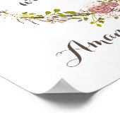 mit meiner ganzen Herz Blumenzeremonie Poster (Ecke)