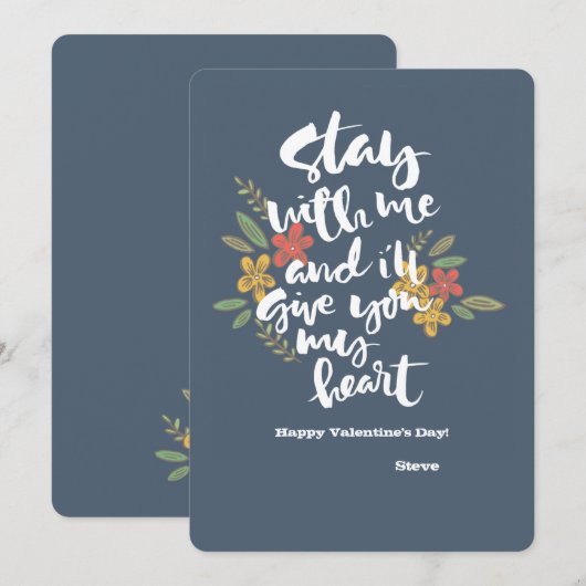 Mit meiner Karte bleibe (Vorne/Hinten)