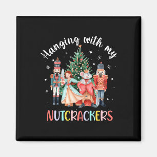 Mit meiner Nussknacker-Truppe Weihnachten feiern Magnet