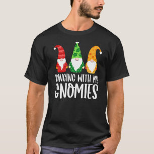 Mit meiner Weihnachtsfamilie in Gnomies vergleiche T-Shirt