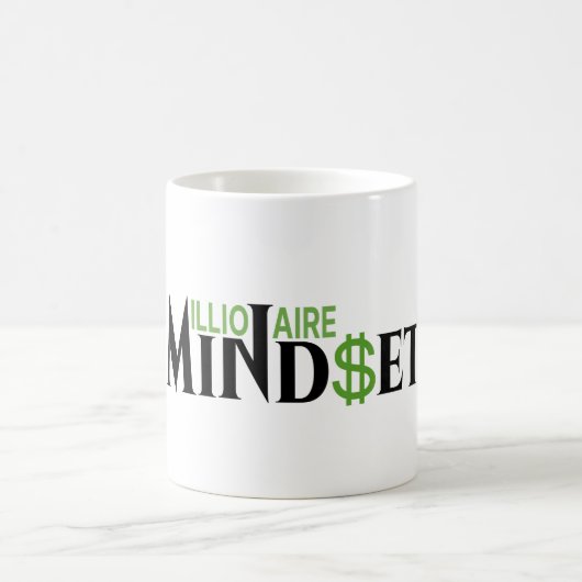 "Mit Millionär Mindset Cup Ihren Erfolg stärken Kaffeetasse (Mittel)