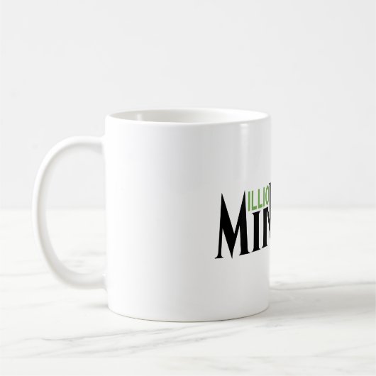 "Mit Millionär Mindset Cup Ihren Erfolg stärken Kaffeetasse (Links)